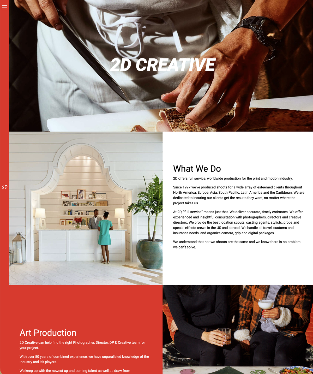 2D Creative screen