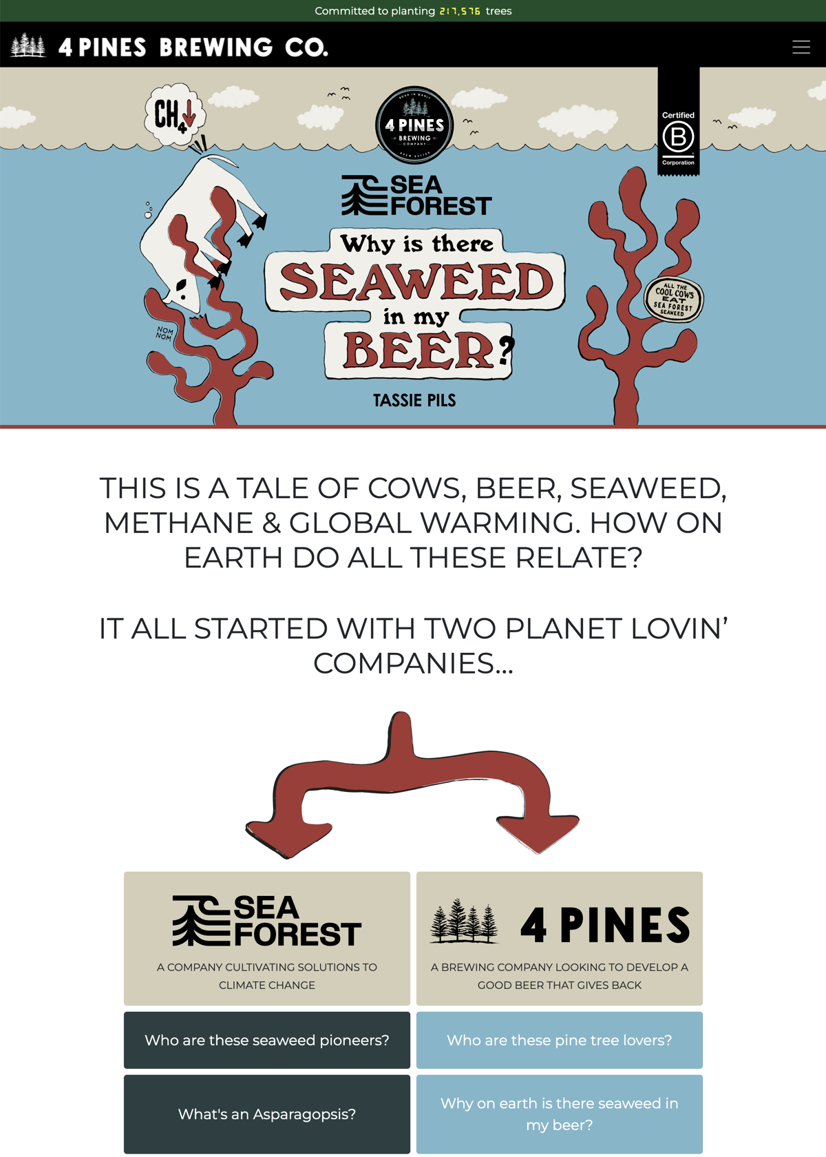 4 Pines Beer screen