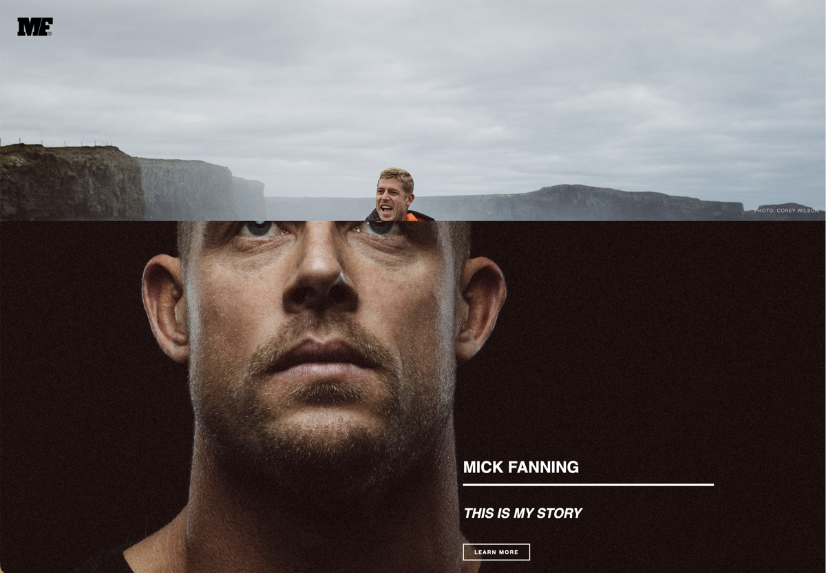 Mick Fanning screen