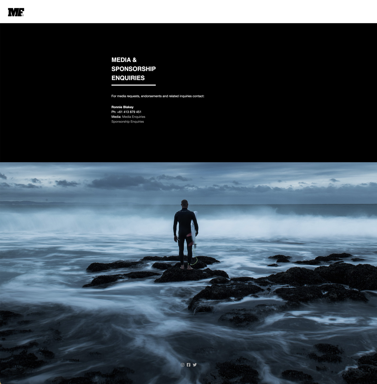 Mick Fanning screen