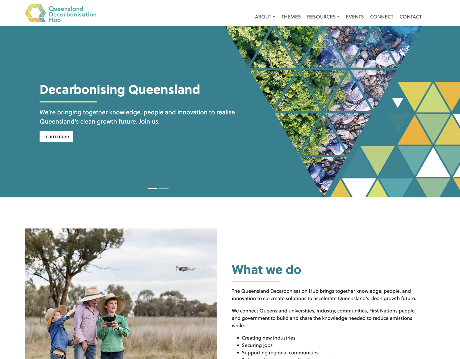 Queensland Decarbonisation Hub hero